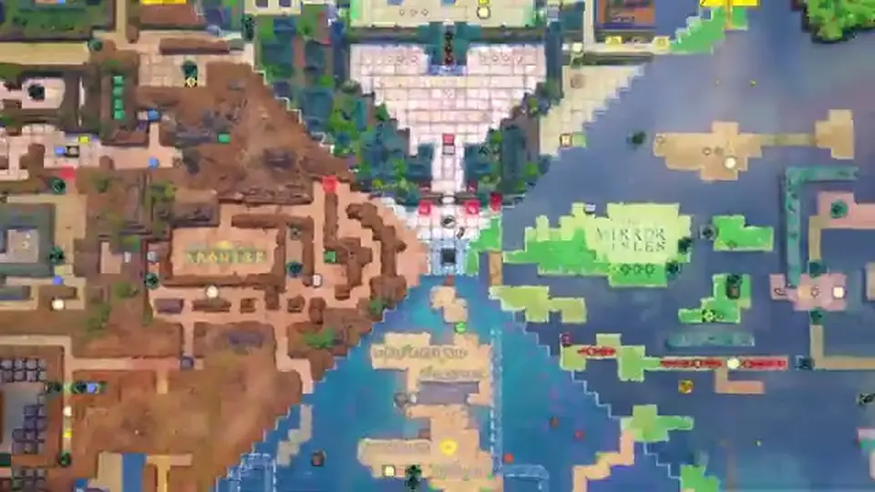 Overworld map progress — not a leaked trophy sheet