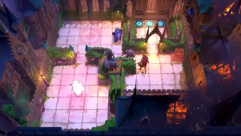 North Heroes of Hauling courtyard — the demo’s largest slice
